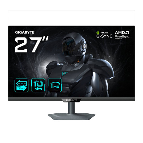 GIGABYTE G27UP Monitor de juego 27” 4K UHD - Modo dual (4K 160Hz o FHD 320Hz)