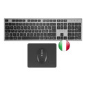 TACENS - Tacens 6ZENITHIT teclado Ratón incluido Hogar / Oficina RF inalámbrico QWERTY Italiano Gris - 6ZENITHIT