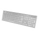 TACENS - Tacens 6ZENITHWFR teclado Ratón incluido Hogar / Oficina RF inalámbrico AZERTY Francés Plata, Blanco - 6ZENITHWFR