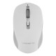 TACENS - Tacens 6ZENITHWFR teclado Ratón incluido Hogar / Oficina RF inalámbrico AZERTY Francés Plata, Blanco - 6ZENITHWFR