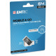 EMTEC - Emtec T260B unidad flash USB 64 GB USB Type-A / Micro-USB 2.0 Negro, Acero inoxidable - ecmmd64gt262b
