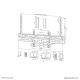 NEWSTAR - Neomounts AV60-500BL Kit compuesto por barra de videoconferencia y soporte