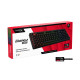 HyperX Origins 2 1800 teclado Juego USB Negro