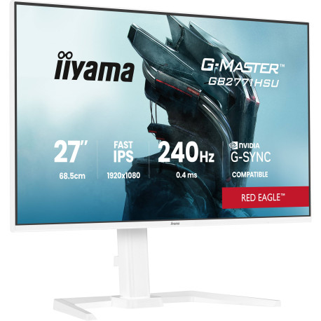 iiyama G-MASTER GB2771HSU-W1 pantalla para PC 68,6 cm (27'') 1920 x 1080 Pixeles Blanco
