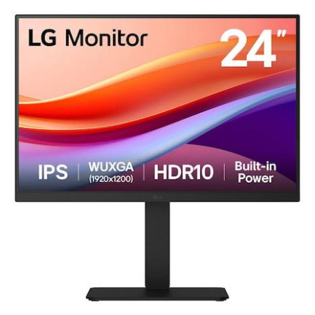 LG 24BA55W-B pantalla para PC 61 cm (24'') 1920 x 1200 Pixeles WUXGA Negro