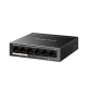 Mercusys MS106P switch No administrado Fast Ethernet (10/100) Energía sobre Ethernet (PoE) Montaje en pared/escritorio Negro