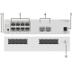 HUAWEI S210-8P2J (8*10/100/1000BASE-T PORTS (128W POE+), 2*2.5GE SFP PORTS, WITH 1*220 V AC POWER ADAPTER, FANLESS)