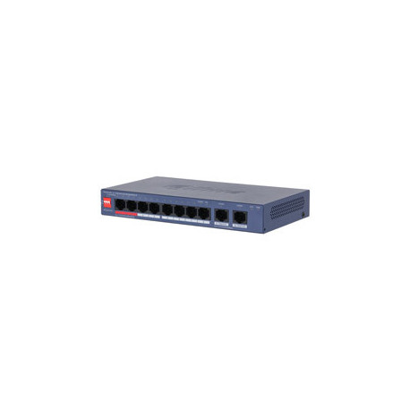 (DH-CS4010-8GT-110-V2) DAHUA SWITCH 10 PUERTOS CLOUD MANAGED GIGABIT, 8 PUERTOS POE, 110W, HI-POE, L2