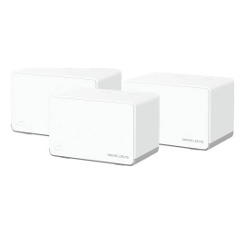 MERCUSYS - Mercusys Halo H70X (3-pack) Doble banda (2,4 GHz / 5 GHz) Wi-Fi 6 (802.11ax) Blanco Interno - halo h70x(3-pack)