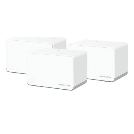 MERCUSYS - Mercusys Halo H70X (3-pack) Doble banda (2,4 GHz / 5 GHz) Wi-Fi 6 (802.11ax) Blanco Interno - halo h70x(3-pack)