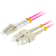 Lanberg FO-LUSU-MD41-0020-VT Cable de fibra óptica e InfiniBand 2 m 2x LC 2x SC LC/SC Rosa