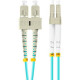 Lanberg FO-LUSU-MD31-0020-TQ Cable de fibra óptica e InfiniBand 2 m 2x LC 2x SC LC/SC Color aguamarina