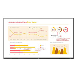 LG 86TR3BQ-B pizarra blanca interactiva 2,18 m (86'') 3840 x 2160 Pixeles Pantalla táctil Negro