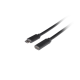 LANBERG - CABLE LANBERG USB-C 3.1 MACHO/HEMBRA 1.5M NEGRO - CA-USBE-20CC-0015-BK