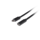 LANBERG - CABLE LANBERG USB-C 3.1 MACHO/HEMBRA 0.5M NEGRO - CA-USBE-20CC-0005-BK