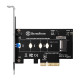 SILVERSTONE - Silverstone ECM21-E tarjeta y adaptador de interfaz Interno M.2 - SST-ECM21-E