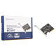 SILVERSTONE - Silverstone ECU07 tarjeta y adaptador de interfaz Interno USB 3.2 Gen 2x2 Type-C - SST-ECU07