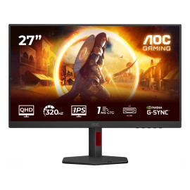 AOC - AOC G4 Q27G4SRU pantalla para PC 68,6 cm (27'') 2560 x 1440 Pixeles Quad HD LED Negro, Rojo - Q27G4SRU