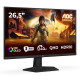 AOC - AOC G4 Q27G41ZDF pantalla para PC 67,3 cm (26.5'') 2560 x 1440 Pixeles Quad HD QD-OLED Negro, Rojo - Q27G41ZDF