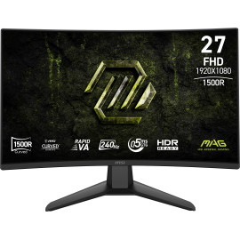 MSI - MSI MAG 274CF X24 pantalla para PC 68,6 cm (27'') 1920 x 1080 Pixeles Full HD Negro - MAG 274CF X24