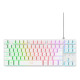 TRUST - Trust GXT 833W Thado TKL teclado Juego USB QWERTY Español Blanco - 25896