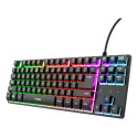 TRUST - Trust GXT 833 Thado TKL teclado Juego USB QWERTY Español Negro - 25888