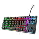 TRUST - Trust GXT 833 Thado TKL teclado Juego USB QWERTY Español Negro - 25888