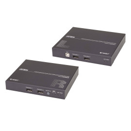 ATEN - ATEN Extensor de KVM USB DisplayPort de vista doble HDBaseT™ 2.0 (4K a 100 m para vista individual) - CE924-AT-G