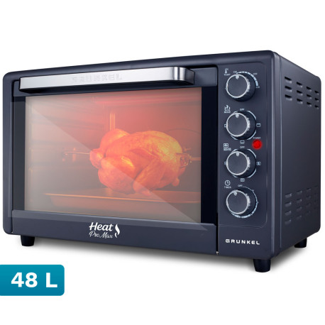 HR-48PROMAX horno 48 L 2200 W Negro, Acero