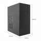 CoolBox CAJA MATX M460 USB-C 3.2 GEN1 SGCC 0.8MM SIN FTE