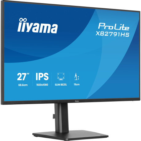 iiyama ProLite XB2791HS-B1 pantalla para PC 68,6 cm (27'') 1920 x 1080 Pixeles Full HD Negro