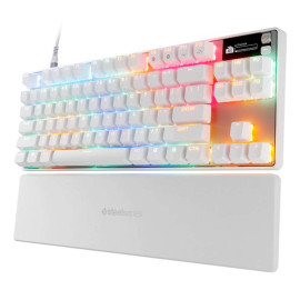 Steelseries APEX PRO TKL GEN 3 teclado Juego USB Inglés de EE. UU. Blanco
