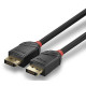 Lindy 36521 cable DisplayPort 2 m Negro
