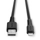 Lindy 31322 cable USB 3 m USB 2.0 USB A Negro
