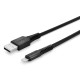 Lindy 31322 cable USB 3 m USB 2.0 USB A Negro