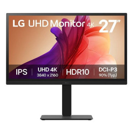 LG 27BA45U-B pantalla para PC 68,6 cm (27'') 3840 x 2160 Pixeles 4K Ultra HD Negro