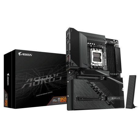 GIGABYTE B850 AORUS STEALTH Placa Base – CPUs AMD Ryzen Serie 9000,