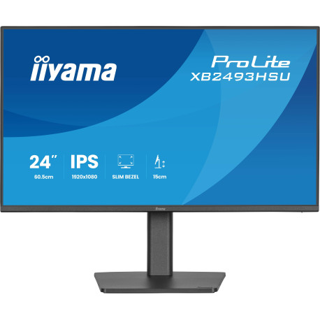 IIYAMA - iiyama ProLite XB2493HSU-B1 pantalla para PC 60,5 cm (23.8'') 1920 x 1080 Pixeles Full HD LED Negro - XB2493HSU-B1
