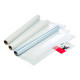 Nobo Láminas blancas de borrado en seco Instant 600 x 800 con 25 láminas por rollo