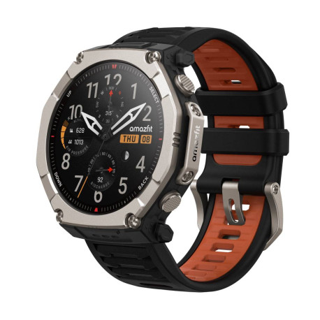 Amazfit T-Rex Ultra 2 129,5 cm (51'') AMOLED 51 mm Digital 480 x 480 Pixeles Pantalla táctil Titanio Wifi GPS (satélite)