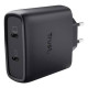 Trust Maxo Cargador GaN USB-C de 2 puertos de 65 W - Negro
