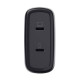 Trust Maxo Cargador GaN USB-C de 2 puertos de 65 W - Negro