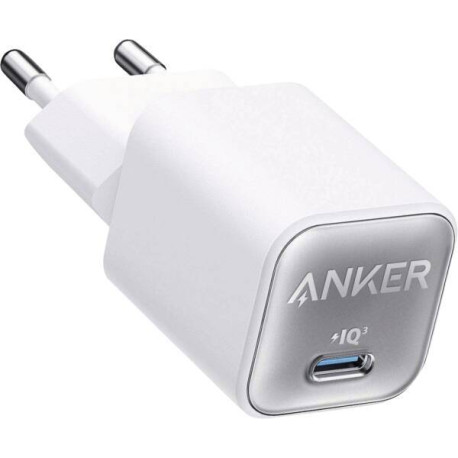 Anker A2337G21 cargador de dispositivo móvil Universal Blanco Corriente alterna Carga rápida Interior