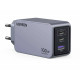 Ugreen Nexode Pro EU 3-Port GaN PD Fast Charger With USB-C Cable Universal Negro, Gris Corriente alterna Carga rápida Interior