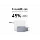 Ugreen Nexode Pro EU 3-Port GaN PD Fast Charger With USB-C Cable Universal Negro, Gris Corriente alterna Carga rápida Interior