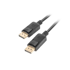 Lanberg CA-DPDP-10CC-0005-BK cable DisplayPort 0,5 m Negro