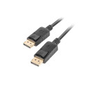 Lanberg CA-DPDP-10CC-0005-BK cable DisplayPort 0,5 m Negro