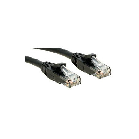 Lindy Cat.6 UTP 0.3m cable de red Negro 0,3 m Cat6 U/UTP (UTP)