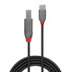 Lindy 36940 cable USB 0,5 m USB 2.0 USB C USB B Negro