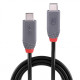 LINDY - Lindy 36956 cable USB 0,8 m USB4 Gen 3x2 USB C Negro - 36956